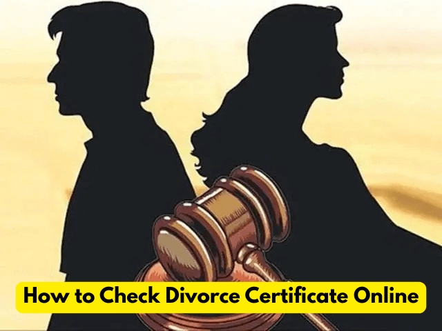 How to Check Divorce Certificate Online