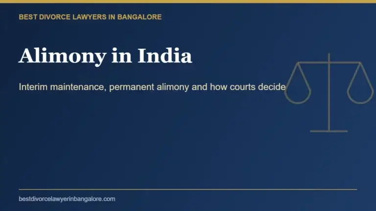 Alimony in India guide covering interim maintenance and permanent alimony