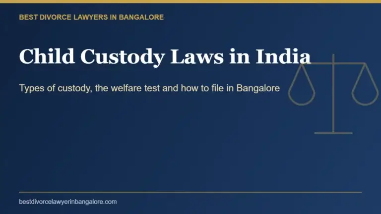 Child custody laws in India guide on custody types and the welfare principle