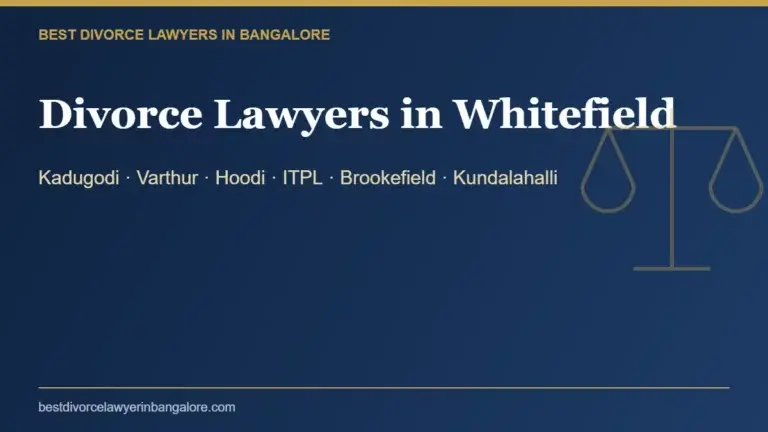 Divorce lawyers in Whitefield, Bangalore